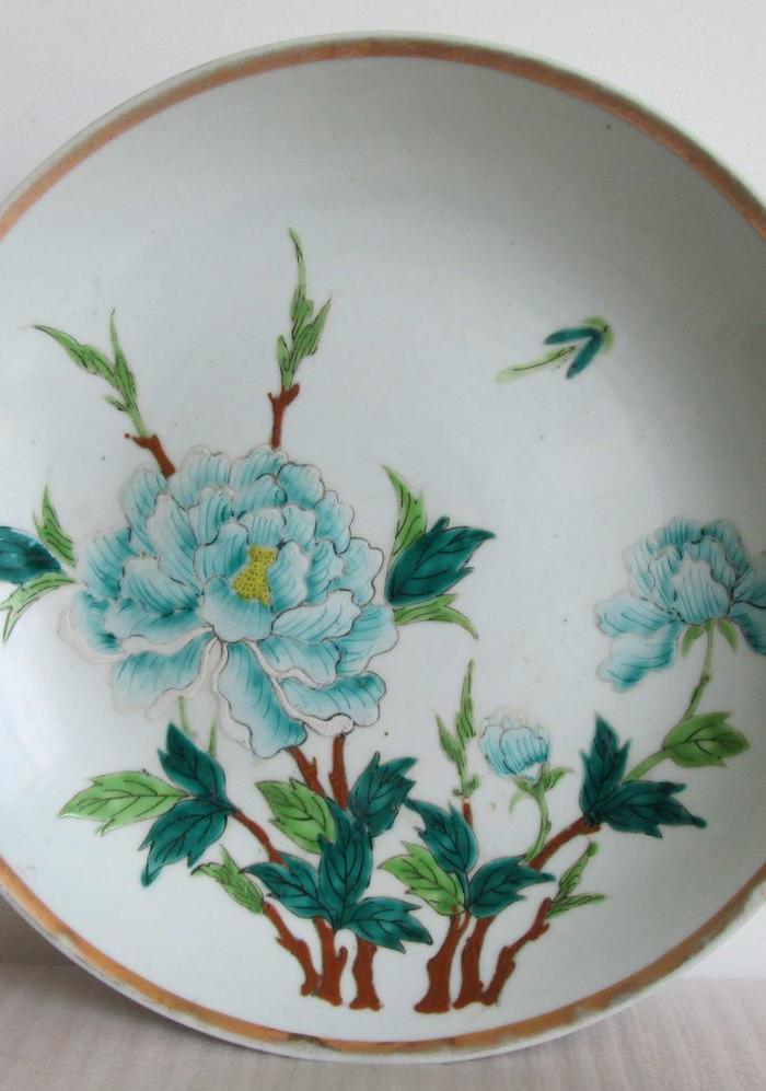 22.7厘米,民国,江西景德镇小桥上余新发造粉彩