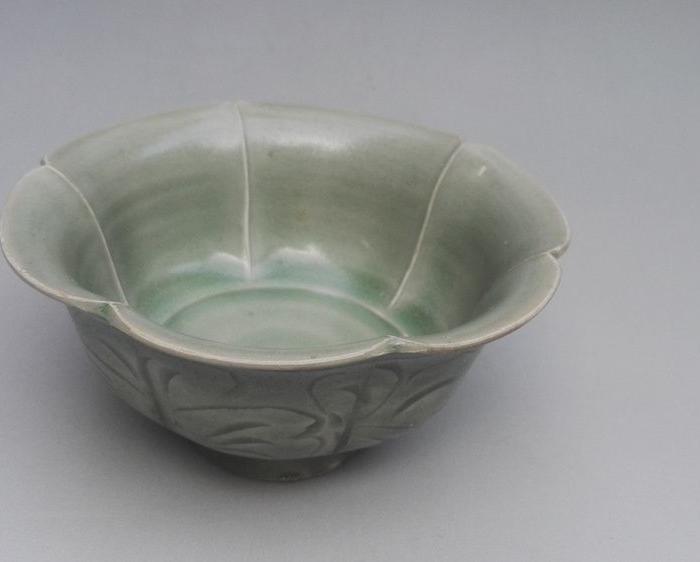 五代耀州窑花口碗_五代耀州窑花口碗价格_五