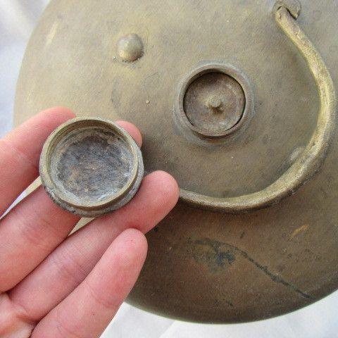 民国大户人家精黄铜暖手宝汤婆子_民国大户人