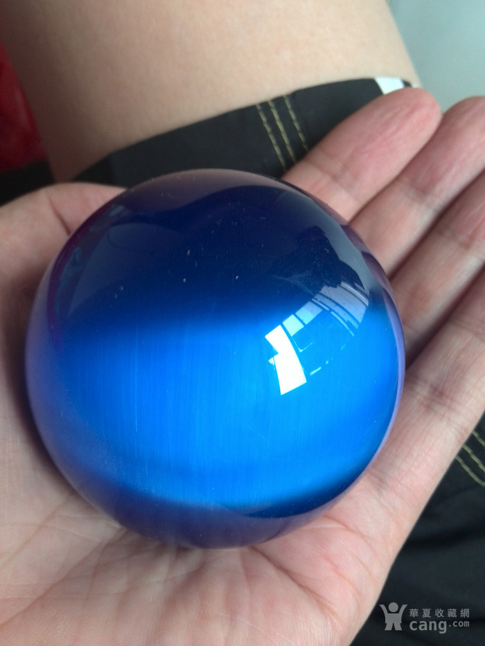 蓝宝石猫眼钻石水晶球