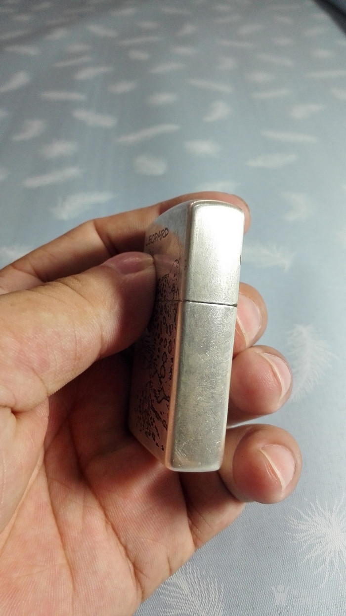 zippo进口包银壳打火机
