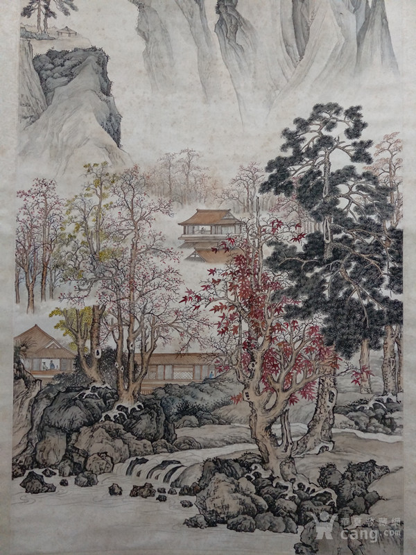 陈少梅山水画