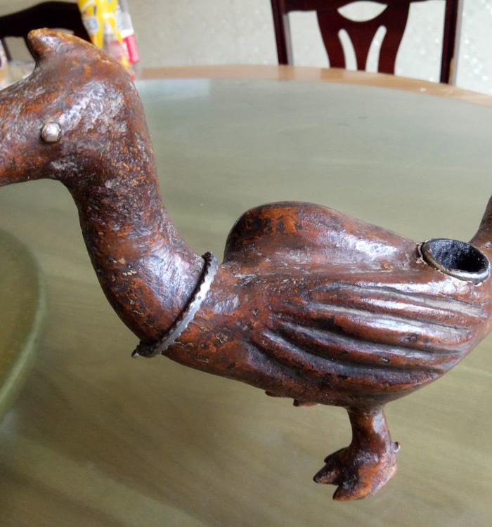 野生老酸枣根料鸽子烟袋_野生老酸枣根料鸽子