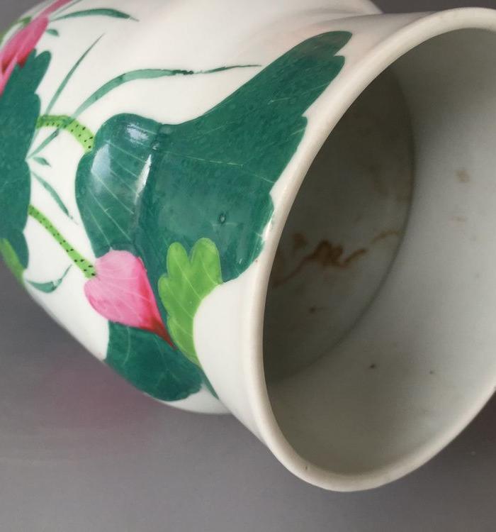 晚清民国同治款瘳正兴荷花尊_晚清民国同治款