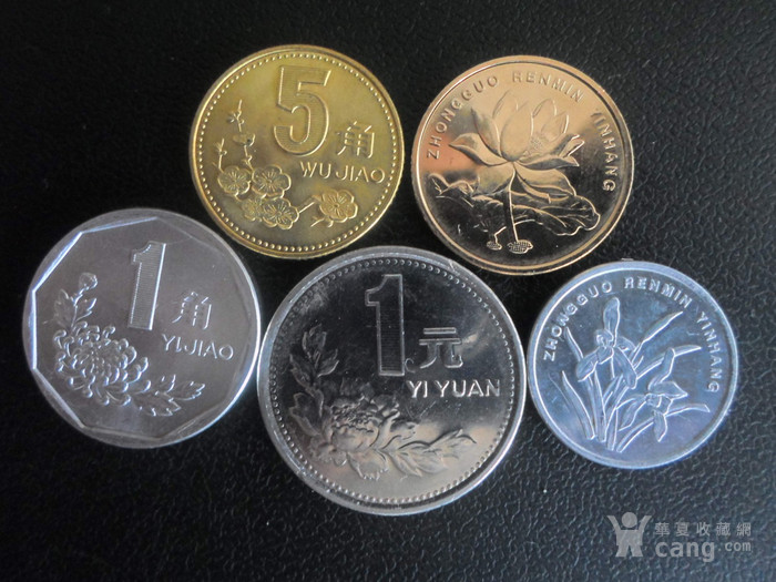 中国硬币五朵金花