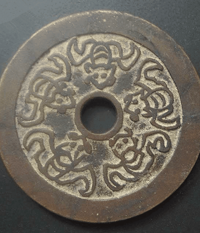 自藏喜神方位背五福大花钱_自藏喜神方位背五