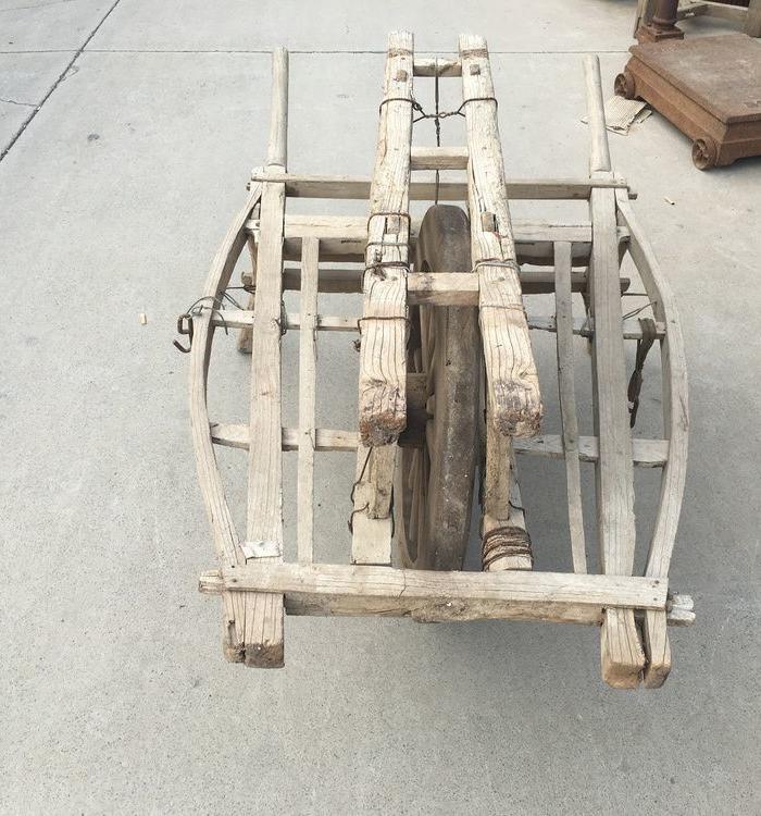 平板木推车农家乐摆设影视道具_平板木推车农