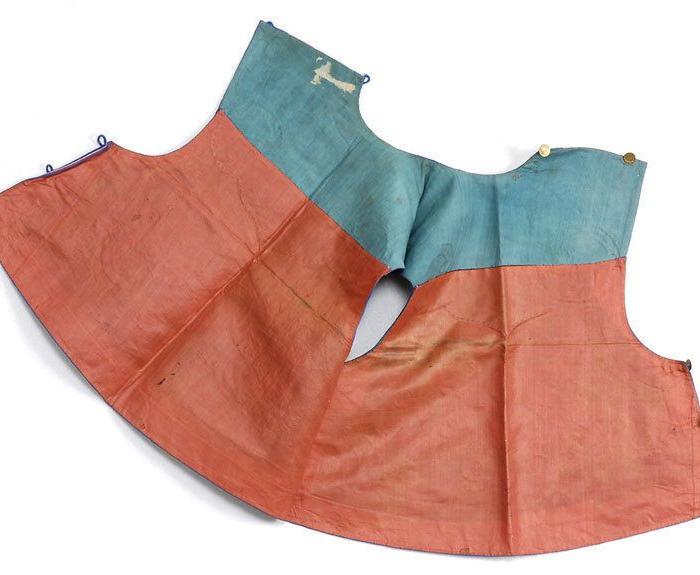 晚晴民国 月华缎地儿童马甲 背心 小号女袍_晚