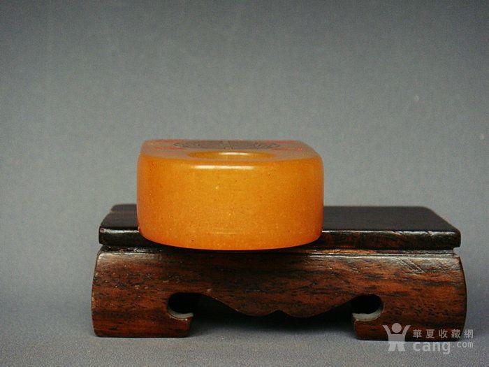 老田黄寿喜印章85克5.8X4.0X1.7厘米160610_