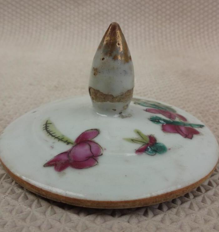 配晚清西瓜罐粉彩盖子的朋友请_配晚清西瓜罐