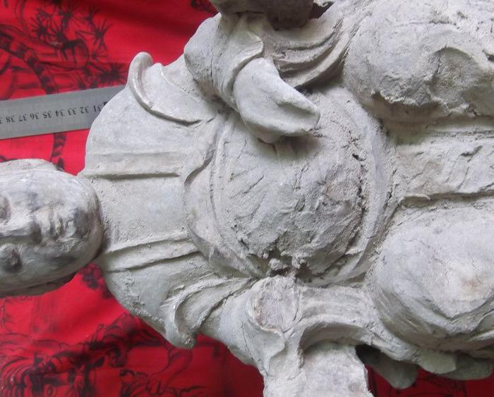 妈祖娘娘女神佛像木雕摆件,挺大的,一手缺,局部