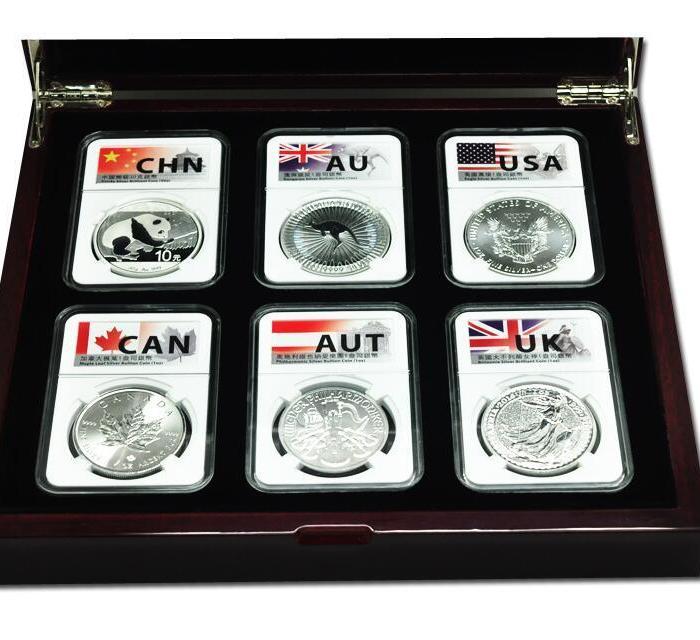 世界六大投资银币套装 中国收藏家协会成立20