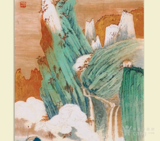 张大千 巫峡清秋