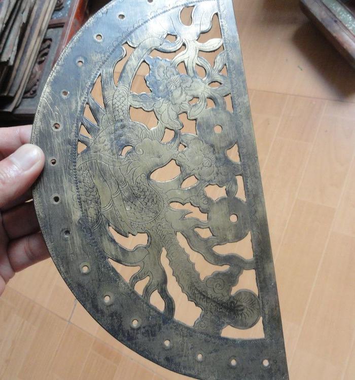 铜花板又大又好,内有工凰凤_铜花板又大又好,