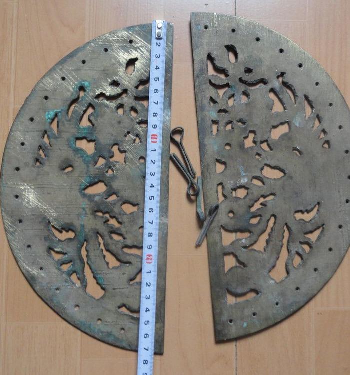 铜花板又大又好,内有工凰凤_铜花板又大又好,