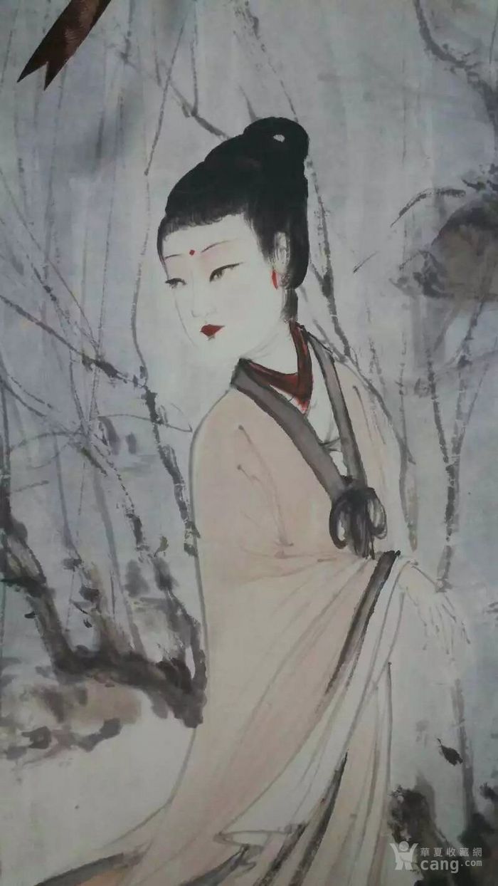 傅抱石仕女图