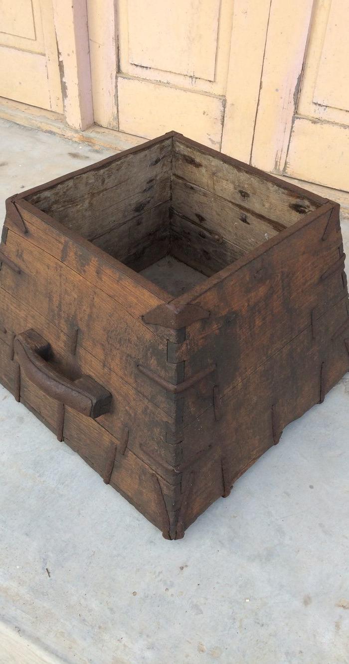 《日进斗升》老木斗一个_《日进斗升》老木斗