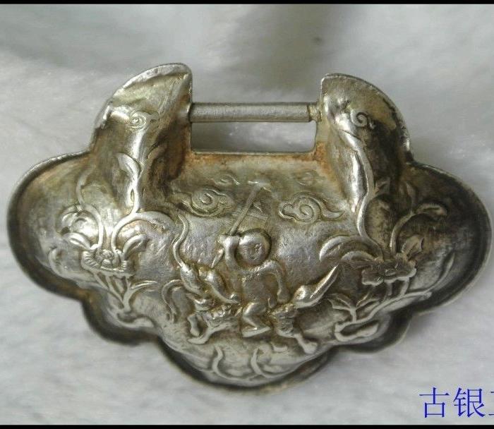 麒麟送子长命锁_麒麟送子长命锁价格_麒麟送