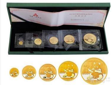 17年熊猫金币套装_2017年熊猫金币套装价格_