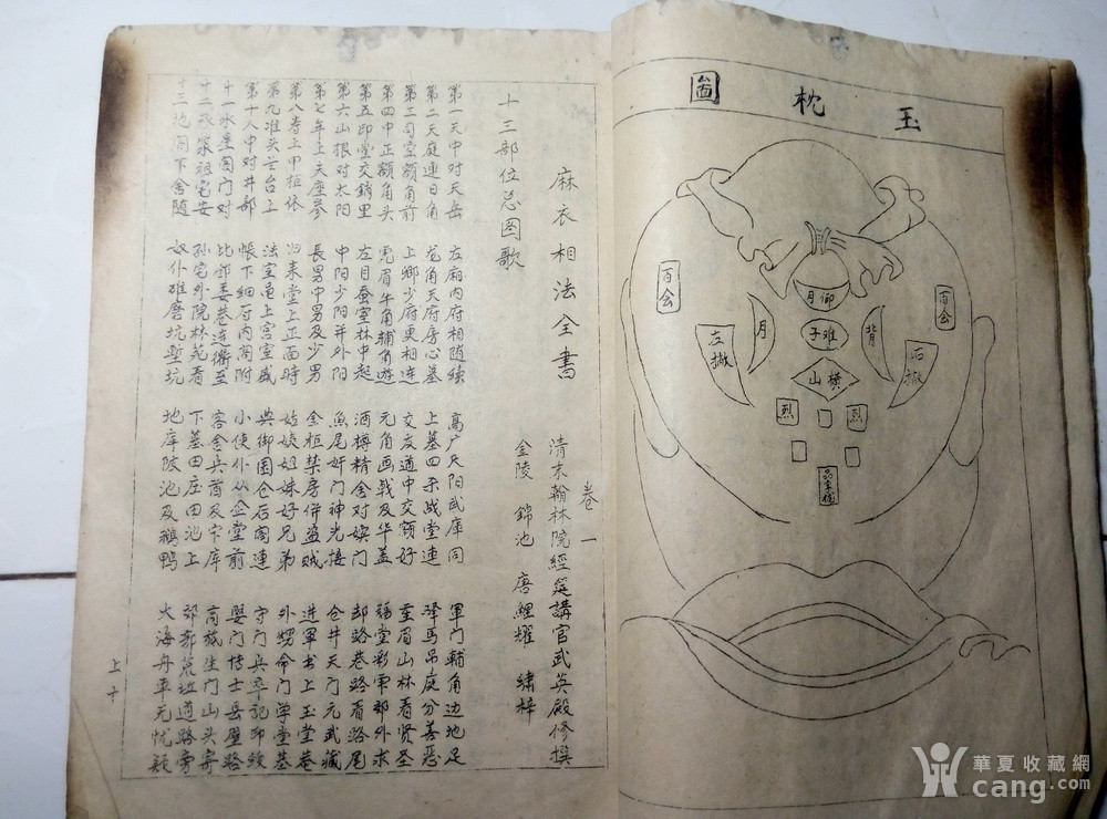 一本麻衣相法老书
