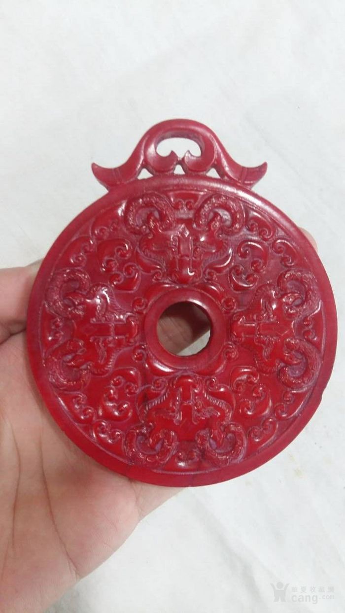 保真战汉时期老和田红玉