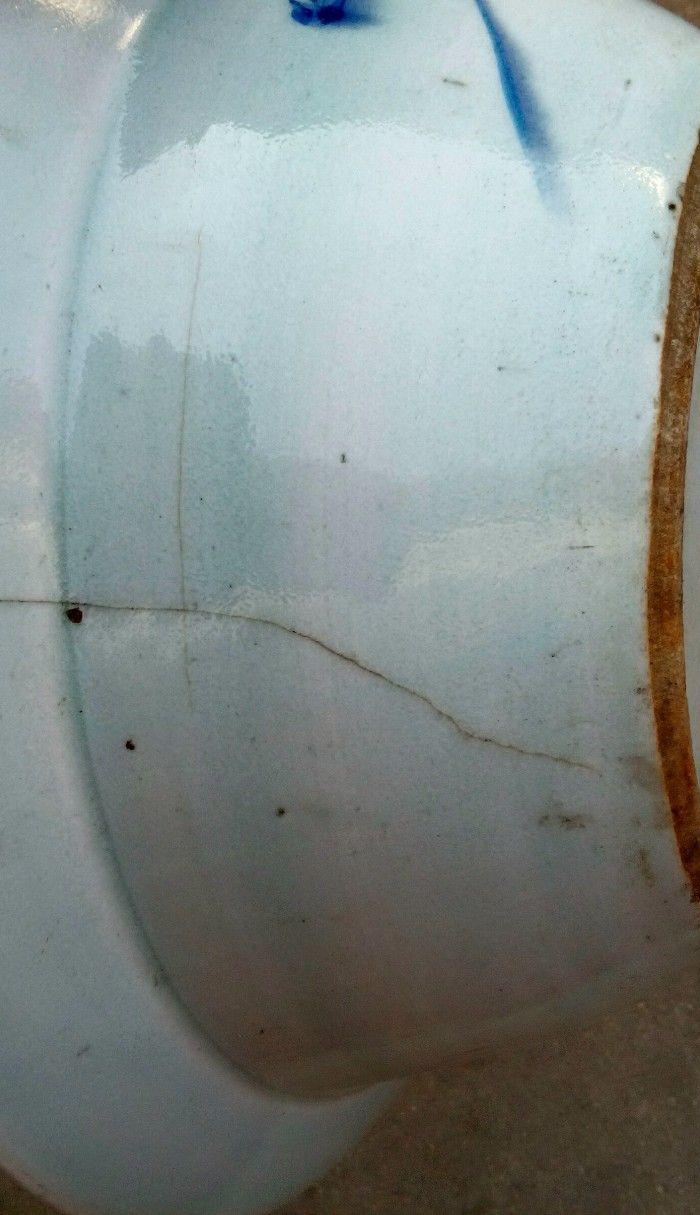 清中期青花大盆洗_清中期青花大盆洗价格_清