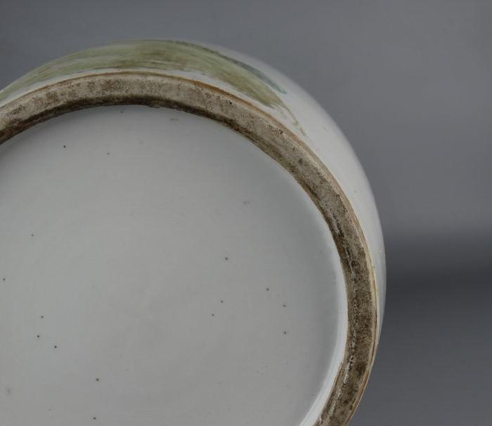 清晚期浅绛彩三星人物大花瓶_清晚期浅绛彩三