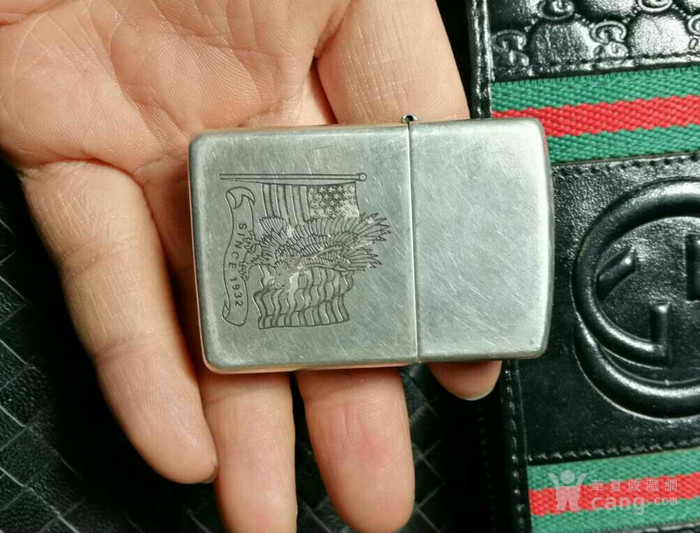 美国银壳zippo1932打火机