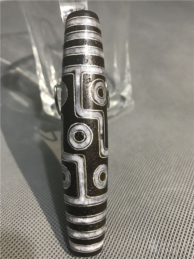 错银九眼天珠