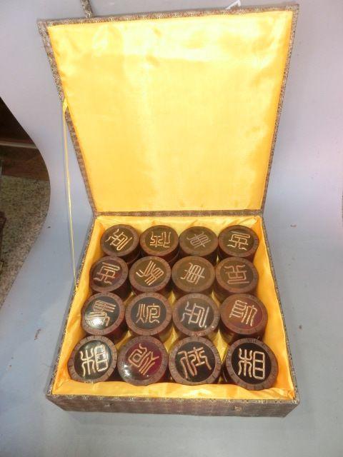 牛角象棋一对_牛角象棋一对价格_牛角象棋一