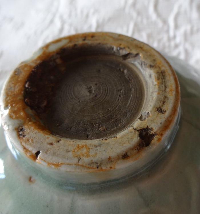 英国回流,南宋龙泉窑青釉莲瓣纹传世茶碗, 日本