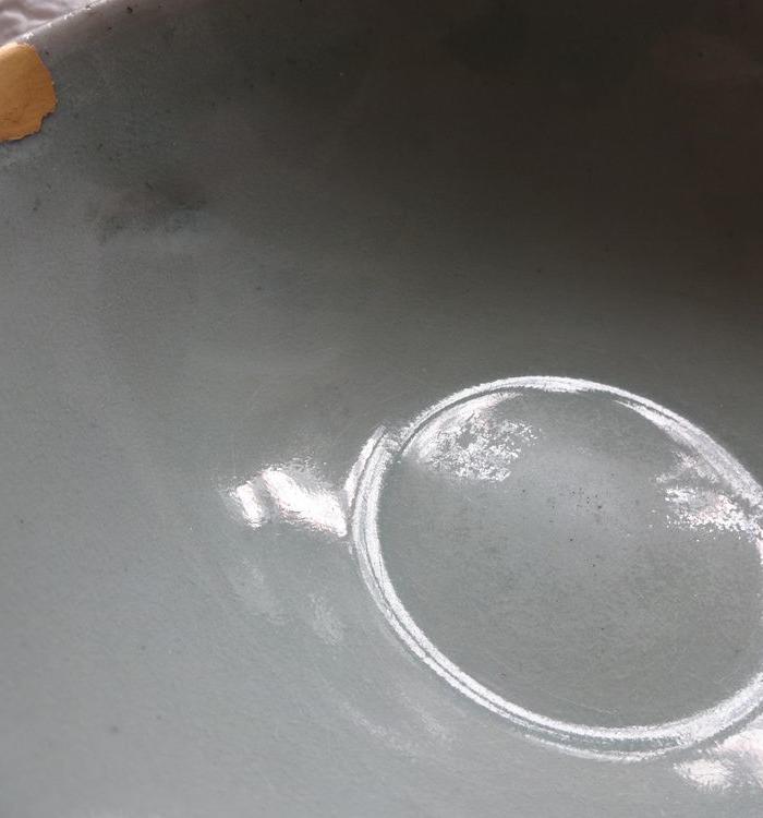 英国回流,南宋龙泉窑青釉莲瓣纹传世茶碗, 日本