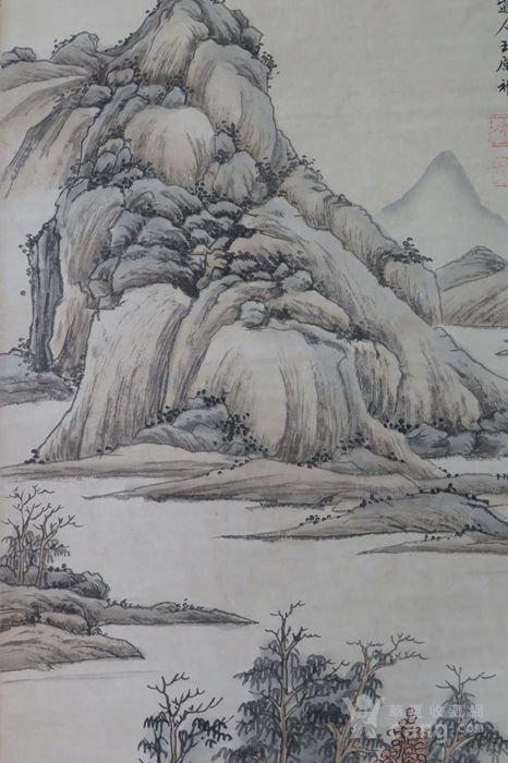 王原祁山水立轴精品