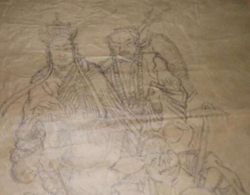 7--80年代,白描西游记铅笔画_7--80年代,白描西