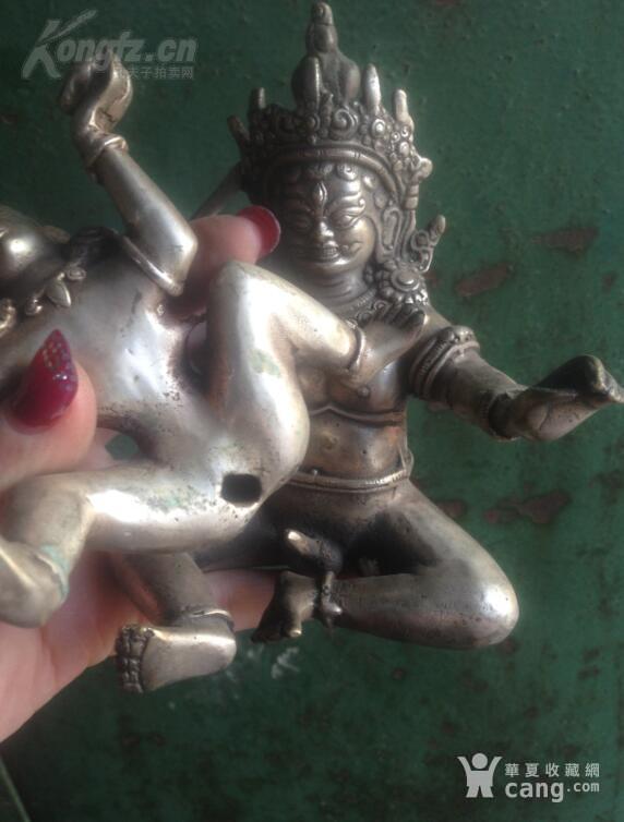 白铜欢喜佛 尼泊尔工艺 欢喜佛 佛教的性文化 交媾欢喜佛