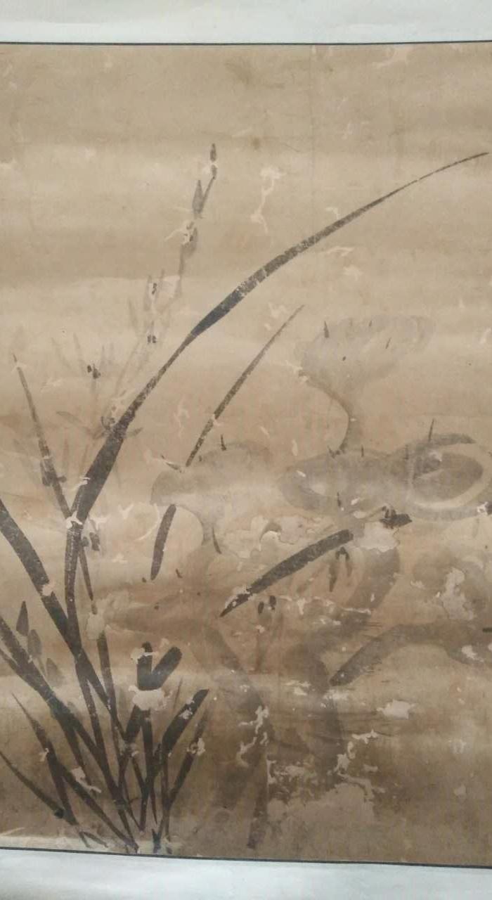 周天球 江苏太仓 明代书画家 师从文徵明 兰草镜