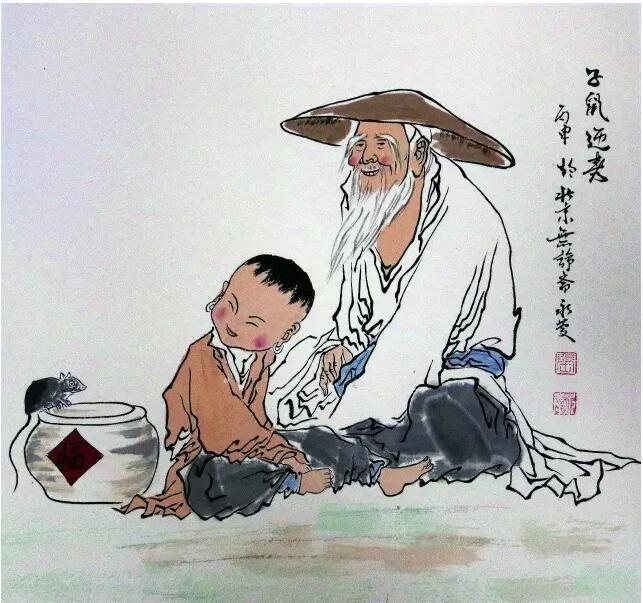 张永庆十二生肖国画真迹册页_张永庆十二生肖