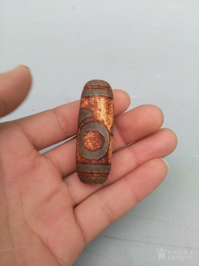 乡下收的老日月星天珠