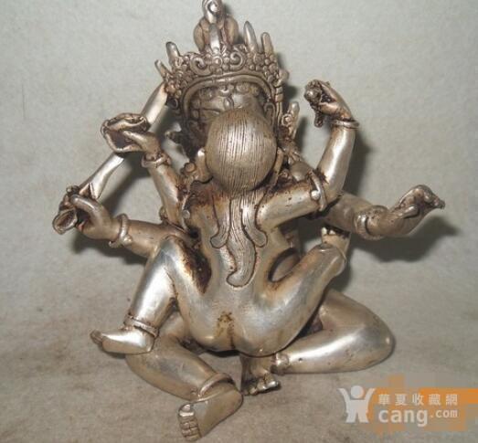 白铜欢喜佛 尼泊尔工艺 欢喜佛 佛教的性文化 交