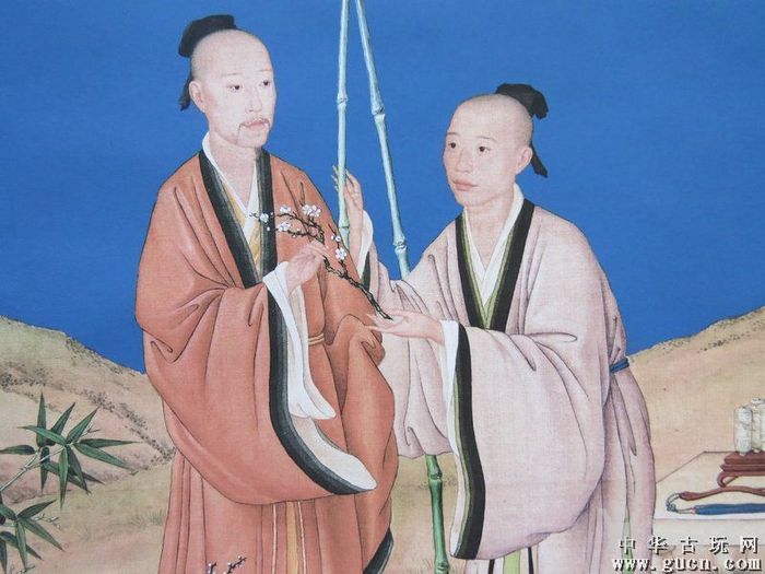 收藏来的郎世宁的人物画