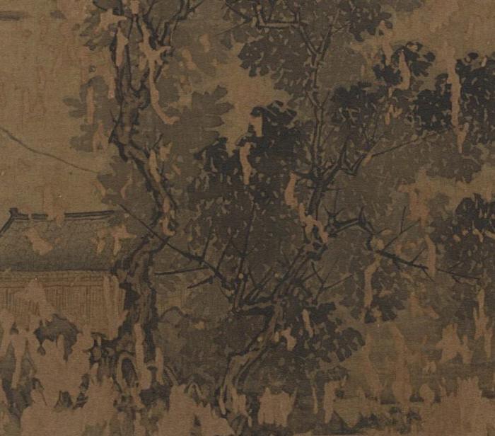 宋文同《晚霭横卷图_宋文同《晚霭横卷图价格