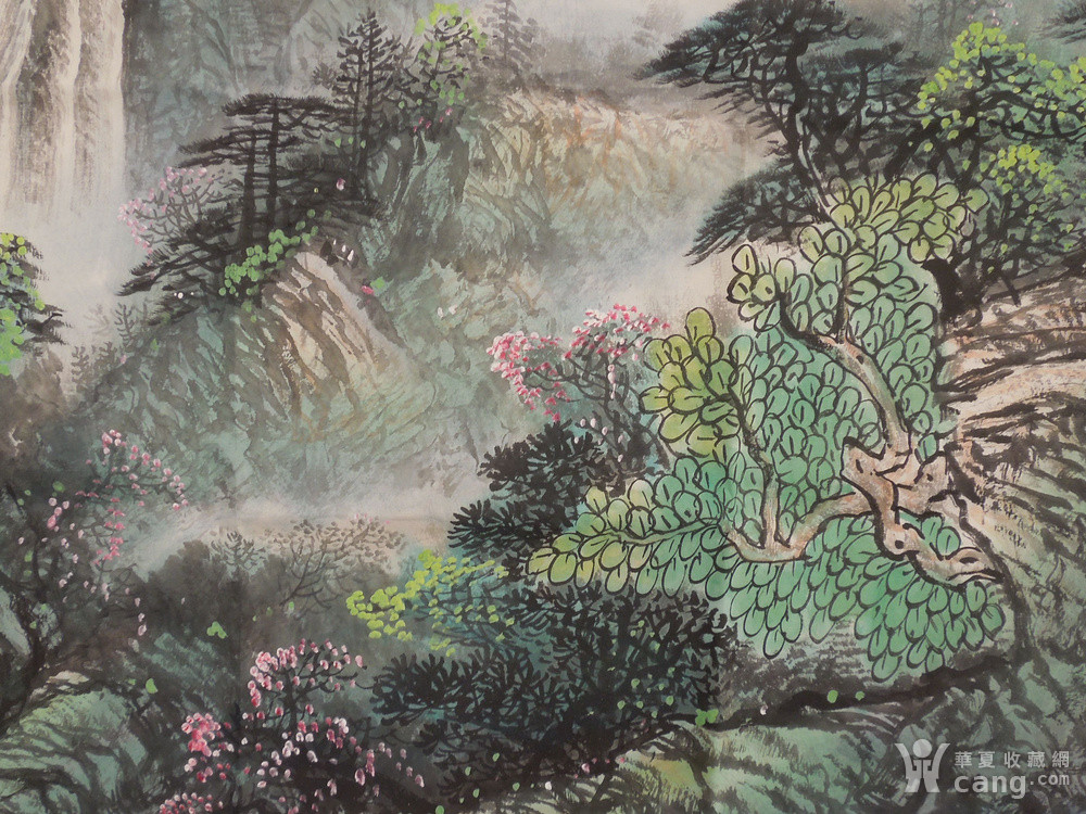 张利女画家作品福随春至