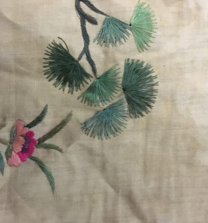 老插屏湘绣绣布_老插屏湘绣绣布价格_老插屏