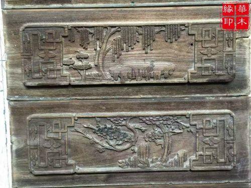 松梅竹柳花门腰板6片一套462号