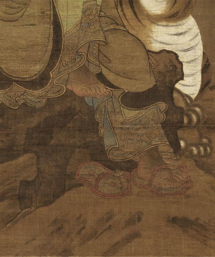 跛陀罗尊者已装裱挂轴._跛陀罗尊者已装裱挂轴