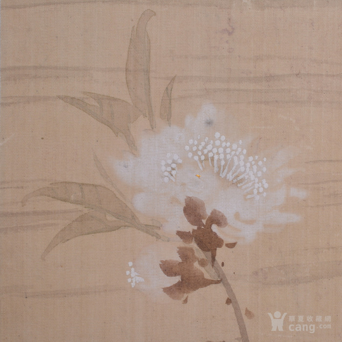 华夏古玩城 字画 古代 > 清 鸳鸯戏水 绢画一幅