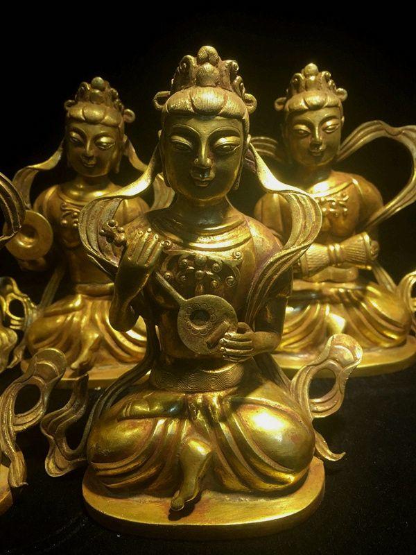 铜鎏金七乐庸_铜鎏金七乐庸价格_铜鎏金七乐