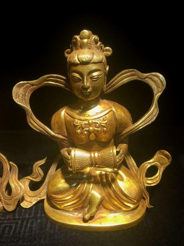 铜鎏金七乐庸_铜鎏金七乐庸价格_铜鎏金七乐