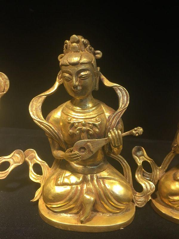 铜鎏金七乐庸_铜鎏金七乐庸价格_铜鎏金七乐