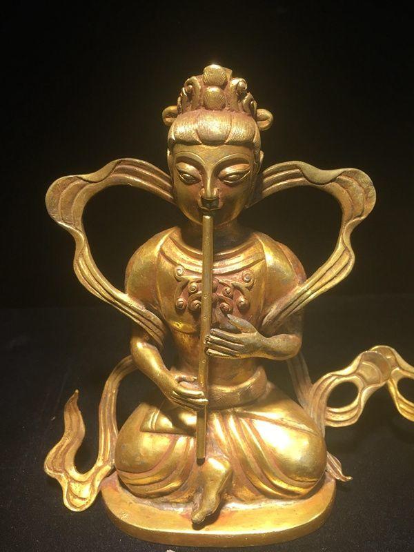 铜鎏金七乐庸_铜鎏金七乐庸价格_铜鎏金七乐